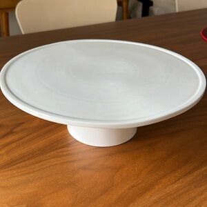 Crate&Barrel White Cake Stand